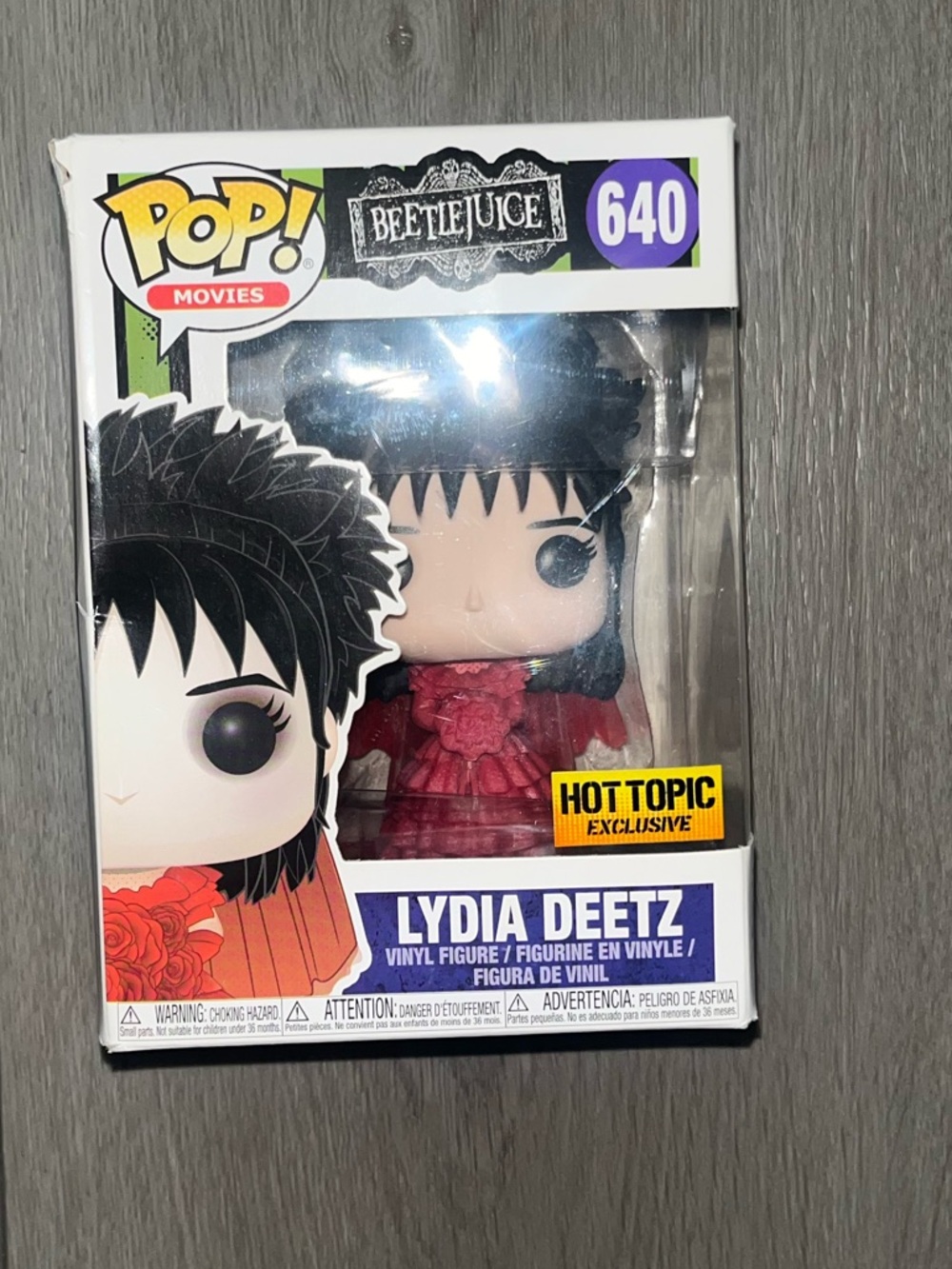 Hot Topic Lydia Deetz Funko Pop 640 - Red and Black - Beetlejuice